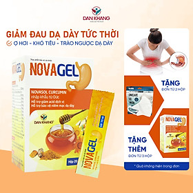 Gói Hỗ Trợ Giảm Đau Dạ Dày Tức Thì, Cải Thiện Tình Trạng Đầy Hơi Ợ Chua, Đau Rát Bao Tử Novagel Hộp 20 gói - Nguyên Liệu Nhập Khẩu Châu Âu