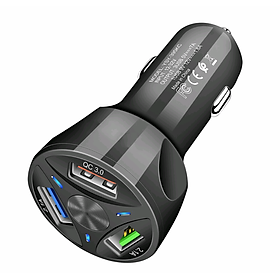 Mua 1 TẨU SẠC ĐIỆN THOẠI GẮN TRÊN XE HƠI ÔTÔ VỚI 3 CỔNG SẠC 3.0 TIỆN DỤNG HÀNG CHẤT LƯỢNG