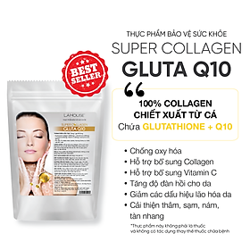 Collagen làm giảm nguy cơ lão háo da Lá House Gluta Q10 (6.5g*30gói)