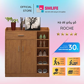 Tủ để giầy đẹp nhỏ gọn tiết kiệm không gian SMLIFE Roche