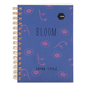 Sổ LX Twin Notebook Bloom Motto A6 120 Trang (10.5 x 14.8 cm)