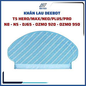 Mua Phụ kiện khăn lau  giẻ lau robot hút bụi Ecovacs Deebot T5 Hero  T5 Max  T5 Neo  N8  N5  T5 Power  Ozmo 920  Ozmo 950