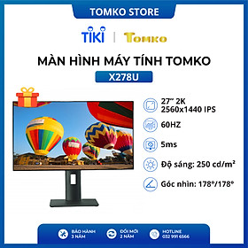 Mua Màn hình Tomko X278U 27 inch 4K (IPS HDMI  60Hz) – Hình ảnh sắc nét sống động - Hàng chính hãng