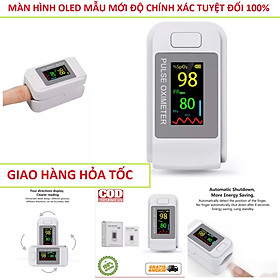 Mua THIẾT BỊ ĐO NHỊP TIM VÀ NỒNG ĐỘ OXY TRONG MÁU DẠNG ĐO KẸP NGÓN TAY LOẠI TỐT