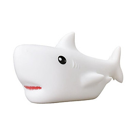 Ánh sáng ban đêm của cá mập dễ thương, đèn cá mập cho trẻ sơ sinh Quà tặng sinh nhật bé trai Đêm trẻ em ánh sáng trang trí phòng ngủ vị thành niên, silicone silicon có thể sạc lại