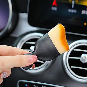 Chổi quét vệ sinh nội thất xe hơi, chổi làm sạch khe hở nội thất xe hơi lông mềm mịn không gây xước nội thất