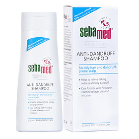Dầu Gội hỗ trợ Trị Gàu pH5.5 Sebamed Anti-Dandruff Shampoo SSS03C (200ml)