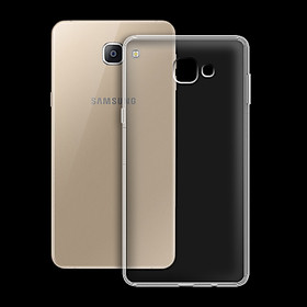 Ốp lưng cho Samsung Galaxy A9/ A9 Pro - 01034 - Ốp dẻo trong - Hàng Chính Hãng