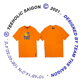 Áo Thun Unisex TEEHOLIC In Hình Màu Đen Trắng Hồng Cam Tím Xanh lá Xanh dương