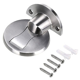 Mua Chặn Cửa Nam Châm Inox 304 Dạng Đế Mỏng Hình Bán Nguyệt