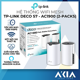 Bộ Phát WiFi Mesh TP-Link Deco S7 Chuẩn AC1900 - HÀNG CHÍNH HÃNG