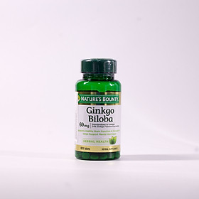 Combo 2 chai Viên Uống Bổ Não Ginkgo Biloba Nature s Bounty - 60 Viên