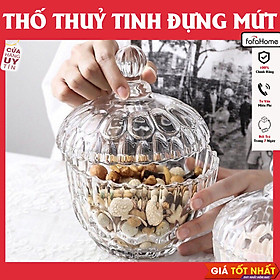 Mua Thố Thuỷ Tinh Đựng Mứt Hạt Dưa  Thố Thuỷ Tinh Trắng Đựng Bánh Kẹo  Đồ Ăn Vặt Dùng Trong Gia Đình  Hũ Trang Trí Bàn Tiếp Khách  Lọ Đựng Đồ Sấy Khô Siêu Tiện Ích