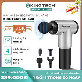 Máy Massage Cầm Tay KINGTECH KH-320 - 6 Cấp Độ, Hỗ Trợ Mát Xa Chuyên Sâu, Giảm Đau Cơ, Cứng Khớp - Quà Tặng Cho Sức Khỏe