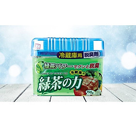 Sáp khử mùi tủ lạnh 150g, khử mùi mạnh mẽ các mùi khó chịu đáng lo ngại với sức mạnh của trà xanh - nội địa Nhật Bản