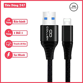 Mua Cáp Sạc nhanh Collen (dài 1m  Truyền dữ liệu tóc độ cao  Sạc nhanh  Siêu bền) Cho Iphone 5/6/7/8/X/XS/XR/XSMax / Ipad - Hàng chính hãng