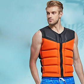 Life Jackets Water Sports Kayak Survival Flotation Life Vest - Orange