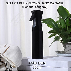 Bình phun xịt nước Nano siêu mịn liên tục bằng tay 300ml, Phun xịt sương đa năng, tưới cây, tiệm tóc, làm đẹp, nhà bếp