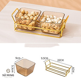 Mua Set Khay Đựng Mứt Tết Bằng Nhựa Có Nắp Kèm Khay Sang Trọng  Giao Hàng Nhanh