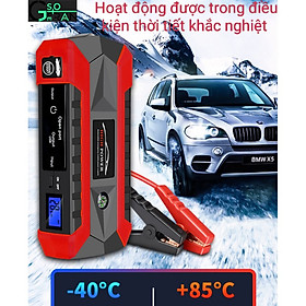 Bộ kích điện khẩn cấp cho xe hơi H95 cao cấp Dung lượng cao 28000mAh - Đa chức năng - Sạc dự phòng - Đèn LED SOS khẩn cấp