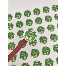 Tem Dán Nhân Bánh Trung Thu 1 Set/5 Tờ/440 Tem - Vị Sầu Riêng