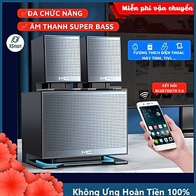 Mua Loa vi tính bluetooth để bàn cho máy tính laptop pc MC S511 SUPER BASS có dải led  âm thanh vòm 3D  thiết kế siêu đẹp- Hàng Chính Hãng