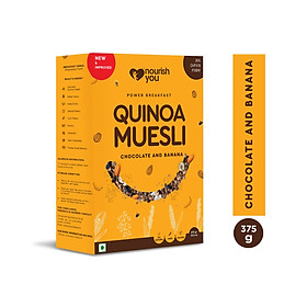 Ngũ cốc diêm mạch Vị Socola và Chuối Quinoa Muesli - Chocolate & Banana Nourish You Hộp 375g