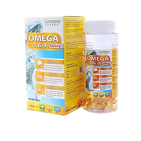 Viên dầu cá Omega 3.6.9 1000mg - Hỗ trợ ngăn ngừa mắc các bệnh về tim mạch