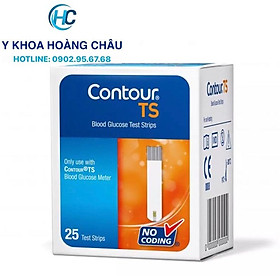 Que Thử Đường Huyết Contour TS (Hộp 25 - 50 que)- date xa