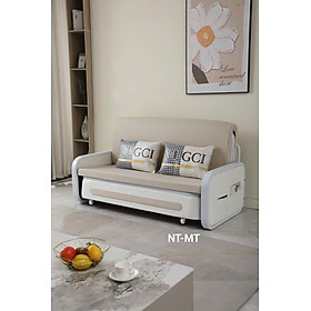 Giường Sofa, Sofa Giường Gấp Gọn Thành ghế Thông Minh 2 trong 1 Tundo Tặng Đệm Và Gối