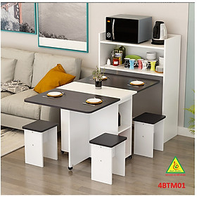 Mua Bàn ăn gấp gọn  bàn ăn thông minh 4BTM01 - Nội thấtv lắp ráp Viễn Đông Adv