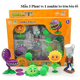 Tặng Bản Đồ Bộ đồ chơi Plants vs Zombies, đồ chơi trẻ em cây bắn zombie