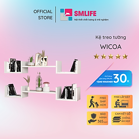 Giá sách treo tường kiểu dáng nhỏ SMLIFE Wicoa