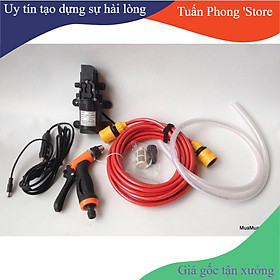 Mua Bộ Máy Bơm Tăng Áp Lực Nước Rửa Xe Mini Cực Mạnh FREESHIP TP S