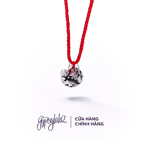 Dây chuyền Hồ Ly trơn Thạch Anh Tóc Đen SP003820 Gypsy.lala