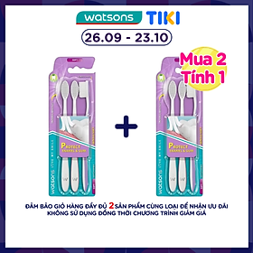 Bàn Chải Đánh Răng Watsons Gentle Soft Toothbrush 3 cây