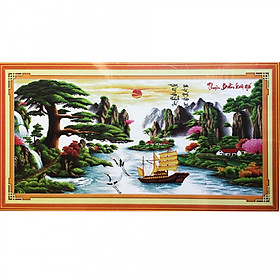 Mua Tranh thêu Thuận Buồm Xuôi gió (150 x 67 cm)
