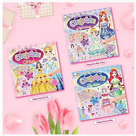 Hình ảnh  Sách - Combo 3 cuốn Sách thời trang công chúa (12 trang stickers)