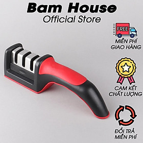 Dụng cụ mài dao 3 rãnh inox Bam House loại lớn cao cấp MD01 - Gia dụng bếp