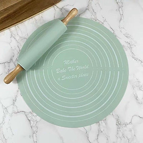 Mua Bộ Nhào Bột Kèm Cán Lăn Bột Làm Bánh Silicon Chống Dính