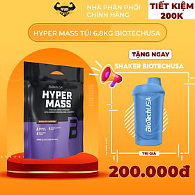 Sữa Tăng Cân Hyper Mass BiotechUSA Túi 6.8kg