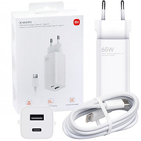 Adapter sạc nhanh Xiaomi công nghệ GaN 65W - Hàng chính hãng