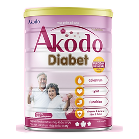 Sữa Akodo Diabet đặc biệt dành cho người bị tiểu đường - 400g