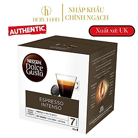 Cà Phê Viên Nén Nescafe Dolce Gusto Espresso Intenso Hàng nhập khẩu Anh hộp 16 viên