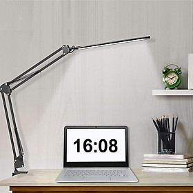 Desk Lamp Eye Protection LED Lamp with Clamp, Flexible Bedside Table Desk Lamp LED Reading Desk Light