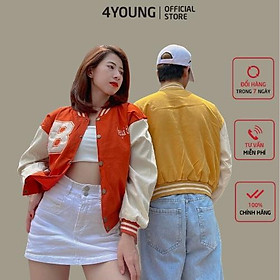 Áo khoác bomber nữ croptop dang lửng