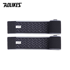 Bộ 2 quấn bảo vệ đầu gối AOLIKES A-1517 lót Silicon chống trượt Sport knee support