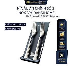 Mua Bộ 6 nĩa chính số 3 inox 304 DandiHome 2020 cao cấp  sang trọng  tinh tế