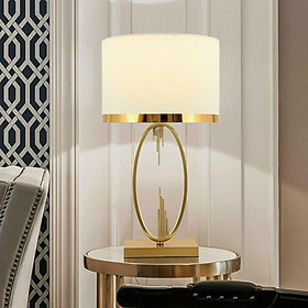 Mua Ảnh thật  Đèn đặt bàn kim loại mạ vàng cao cấp chao nâu  đèn trang trí decor  đèn phòng ngủ  tặng kèm bóng led