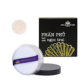 Phấn Phủ Tinh Chất Ngọc Trai Nâng Tone Dạng Bột Dưỡng Da Sáng Trắng Phấn Nụ Hoàng Cung (25gr) Kèm Bông Phấn - Hàng Chính Hãng.